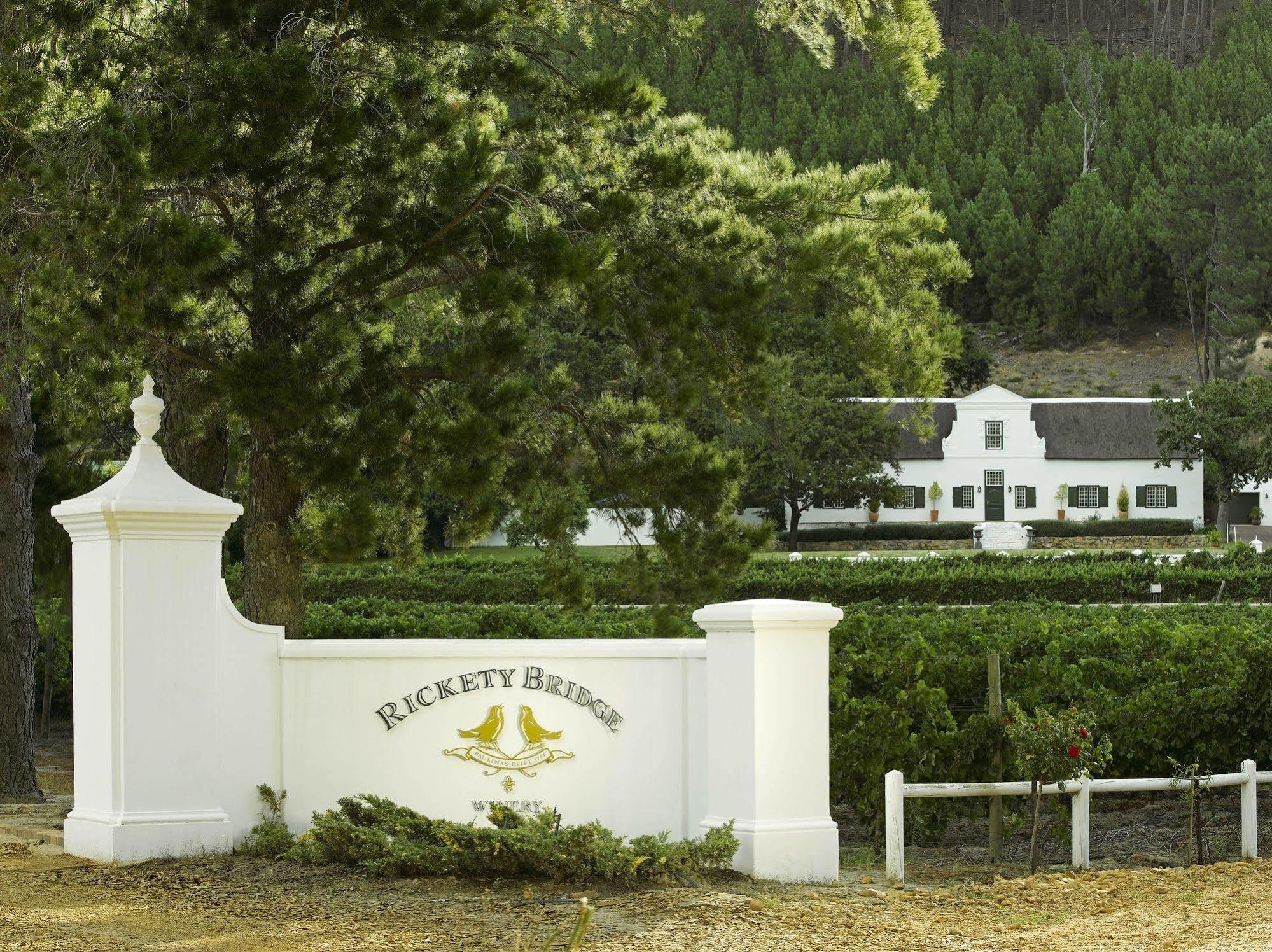 Hostal Rickety Bridge Manor House Franschhoek Exterior foto
