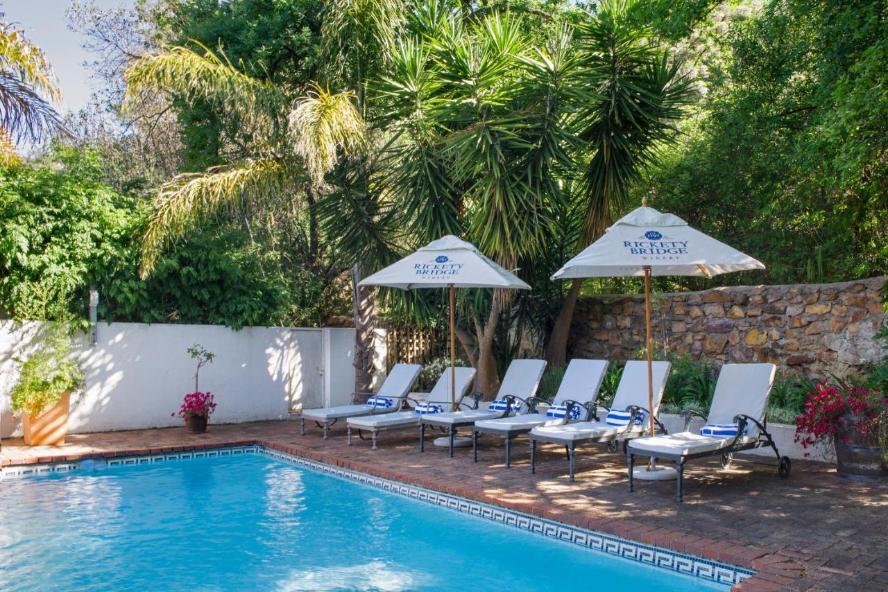 Hostal Rickety Bridge Manor House Franschhoek Exterior foto